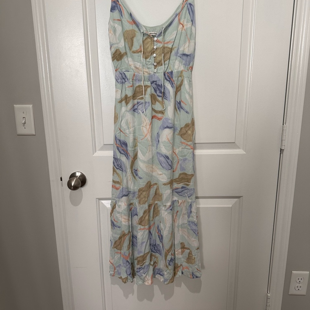 Abercrombie & Fitch Pastel Floral Maxi Dress